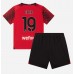 AC Milan Theo Hernandez #19 Replika Babykläder Hemma matchkläder barn 2023-24 Korta ärmar (+ Korta byxor)